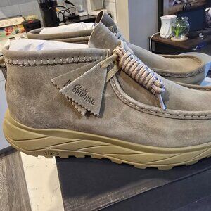 CLARKS WALLABEE EDEN Dark Sand Suede [26178177] MENS Size 12 Boots Boot NEW
